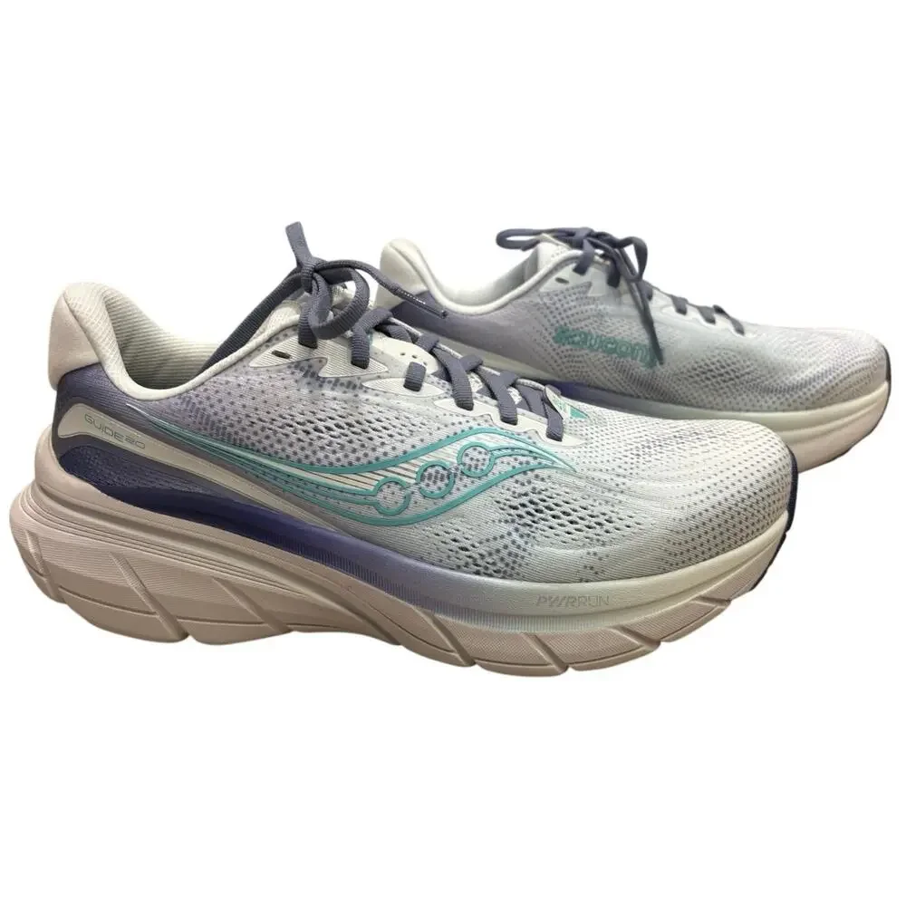 NWOT Mens Saucony Guide 20 Running Shoes Vaporous Gray/Multi Color Size 9